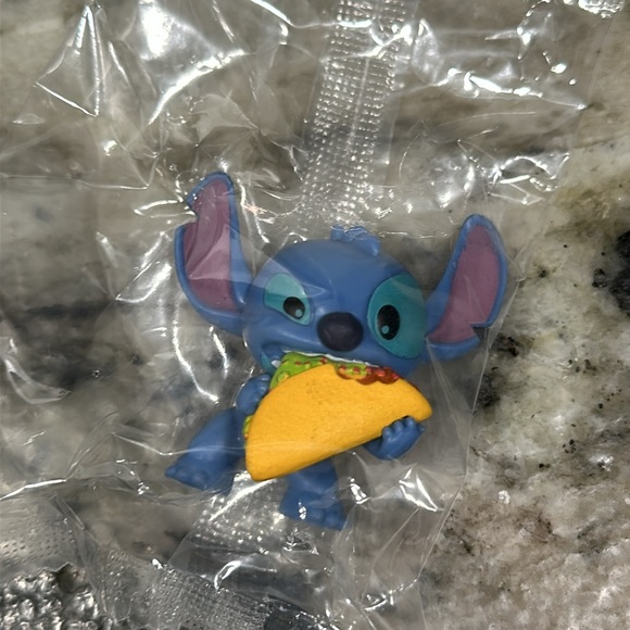 BNIP Stitch Feed Me Mini Figures Series 2 - Stitch Eating Taco & Angel Lot - Picture 4 of 7